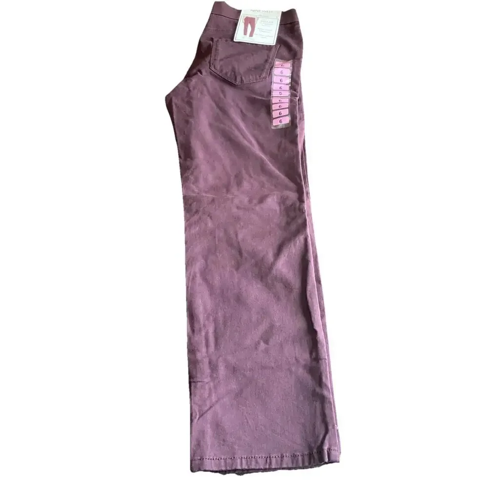 NWT Nine West Heidi Pull On Straight Pants - Picture 3 of 6